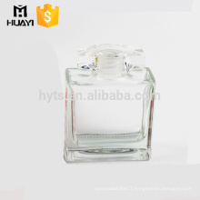 120ml rectangle perfume reed diffuser bottle with unique surlyn cap